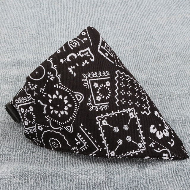 S/M/L Adjustable Pet Dog Puppy Cat Neck Scarf Bandana Collar Neckerchief Pet Accessories Triangular Bandage