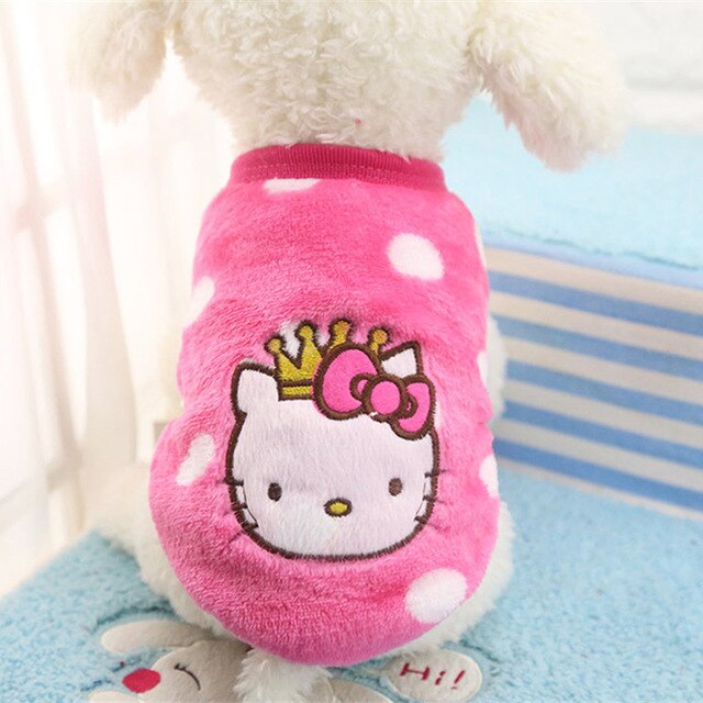 2019 New Jacket Costumes Warm Cat Clothes Autumn Winter Pet Clothing for Cats Rabbit Soft Fleece Kitten Kitty Outfits Cat Coats
