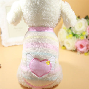 2019 New Jacket Costumes Warm Cat Clothes Autumn Winter Pet Clothing for Cats Rabbit Soft Fleece Kitten Kitty Outfits Cat Coats