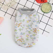 Load image into Gallery viewer, Cub Dog Clothes Cotton Soft Puppy Cats Vest Print Flower Newborn Small Dogs /Cats Vests Chihuahua Pet Clothing XXS/XS
