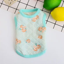 Load image into Gallery viewer, Cub Dog Clothes Cotton Soft Puppy Cats Vest Print Flower Newborn Small Dogs /Cats Vests Chihuahua Pet Clothing XXS/XS
