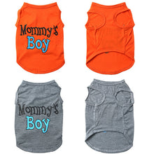 Load image into Gallery viewer, Pet Dog Clothes For Dog Cat Vest T Shirt Pet Costume Cotton Clothes For Small Dogs Chihuahua Mom&#39;Boy Puppy Clothing For Kitty 45
