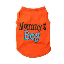 Load image into Gallery viewer, Pet Dog Clothes For Dog Cat Vest T Shirt Pet Costume Cotton Clothes For Small Dogs Chihuahua Mom&#39;Boy Puppy Clothing For Kitty 45
