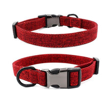 Load image into Gallery viewer, Customized Dog Cat Collar Personalized ID Collar Engrave Free Pet Name Tel Engraving Necklace for Small Middle Large Dog 40
